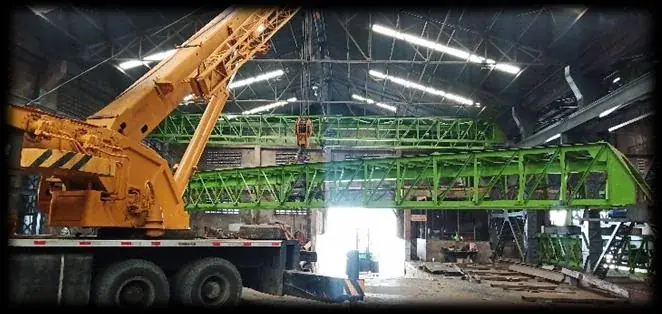 Industrial overhead crane replacement in Valenzuela City